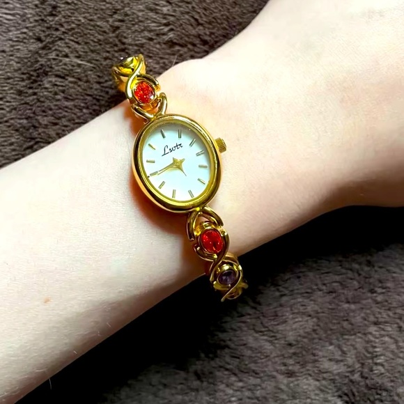 Rainbow Gem Watch β Luxe Boho Charm women jewelry - Picture 1 of 14